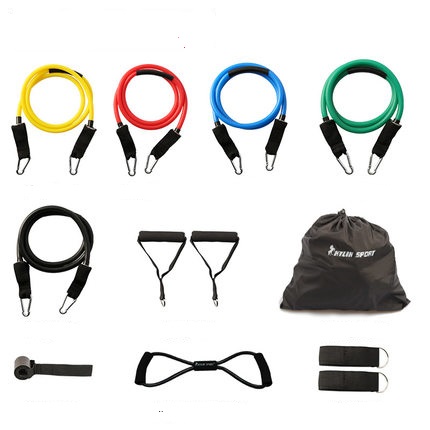 Резиновый трубчатый эспандер Kylin Sport 100 с пятью жгутами
