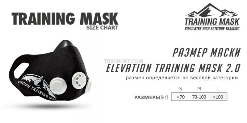 Тренировочная маска Elevation Training Mask 2.0